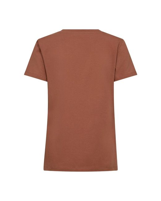 T-Shirts co'couture de color Brown