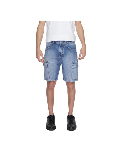 Shorts > denim shorts Antony Morato pour homme en coloris Blue
