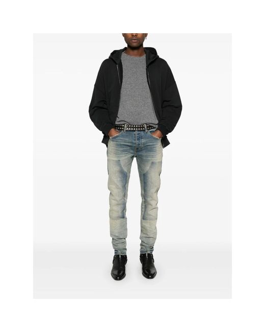 Palm Angels Black Zip-Throughs for men