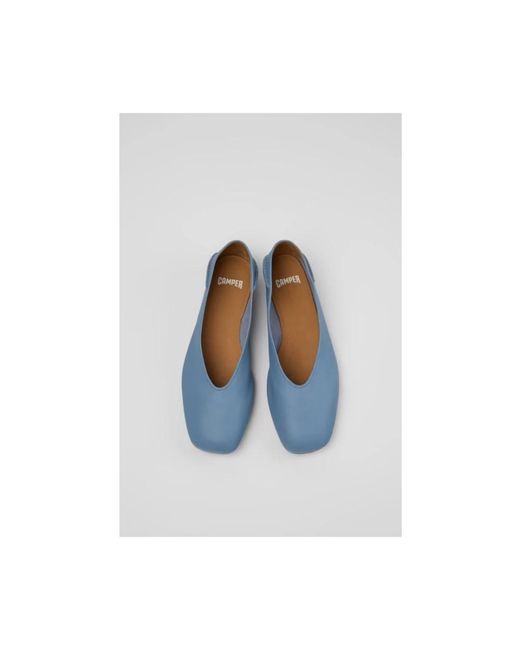 Camper Blue Ballerina Shoes