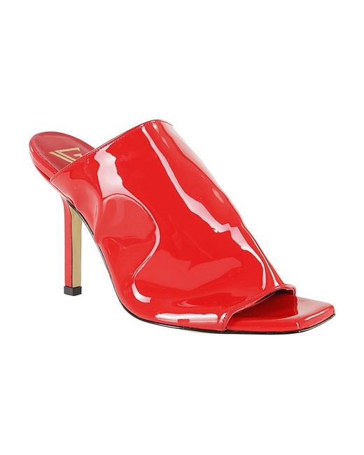 Giampaolo Viozzi Red Heeled Mules