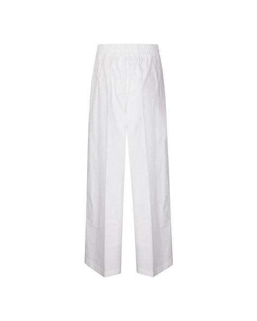 P.A.R.O.S.H. White Wide Trousers