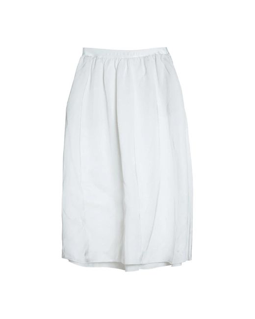 Falda de lino misaki blanco óptico Ahlvar de color White