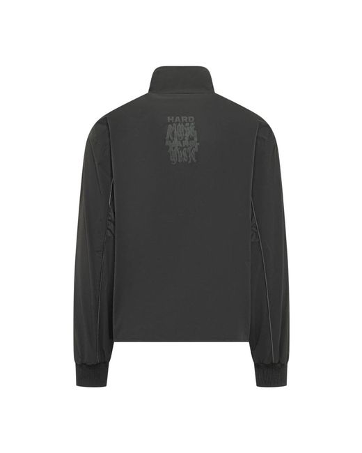 44 Label Group Black Bomber Jackets for men