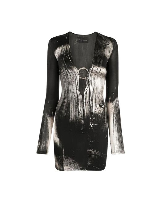 Louisa Ballou Black Short Dresses