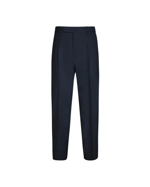 Dell'Oglio Blue Suit Trousers for men