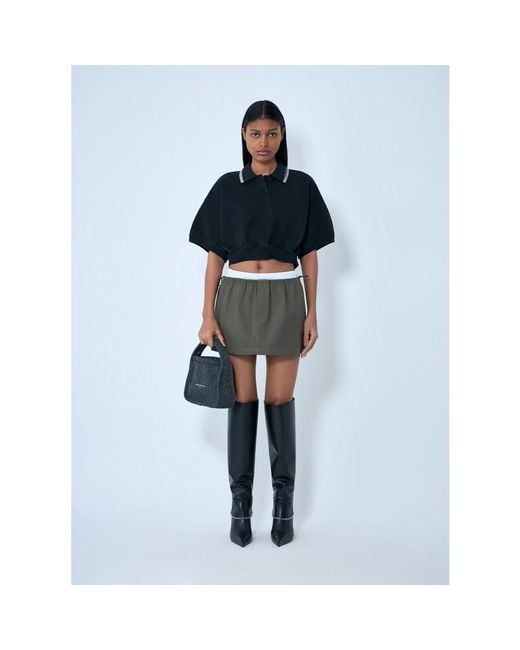 Alexander Wang Black Polo Shirts