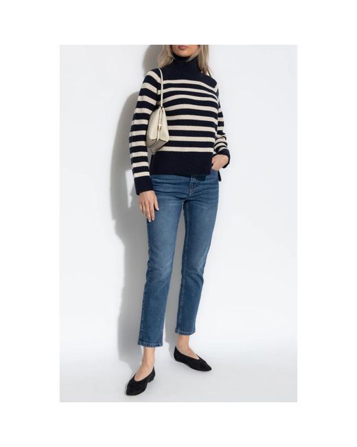 Munthe Blue Cropped Jeans