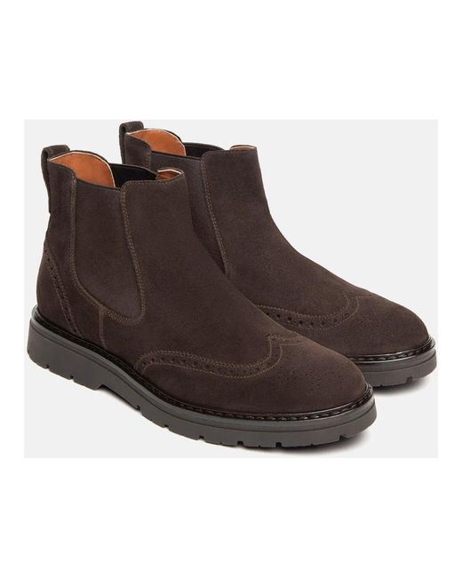 Nero Giardini Brown Chelsea Boots for men