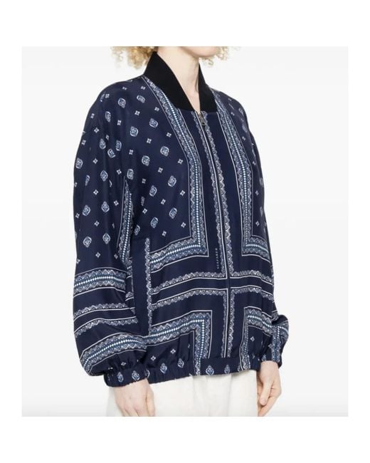 Seafarer Blue Bomber Jackets
