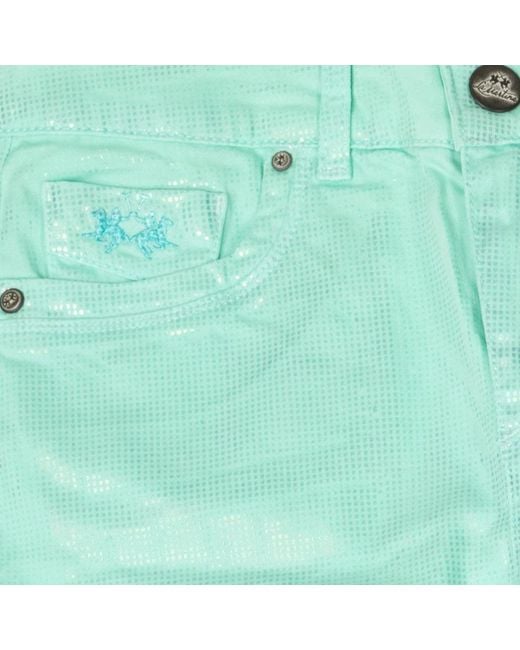 Slim-Fit Trousers di La Martina in Green