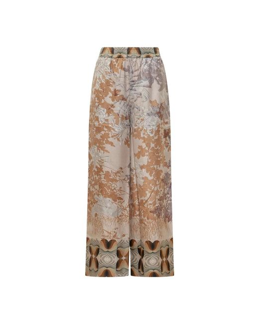 Pierre Louis Mascia Natural Wide Trousers