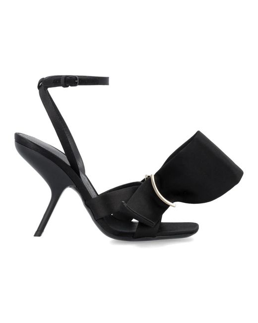 Ferragamo Black High Heel Sandals