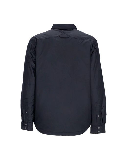 Columbia Schwarze Wasserdichte Hemdjacke Mit Gepolstertem Futter in Blue für Herren