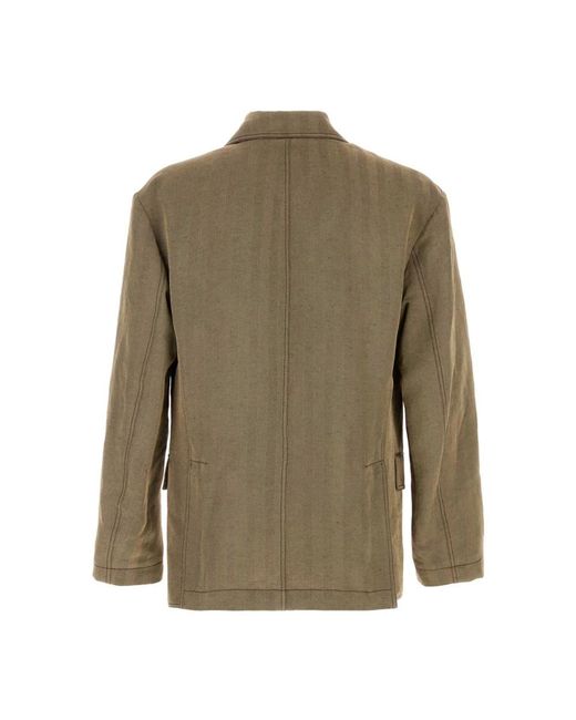 Ferragamo Green Blazers for men