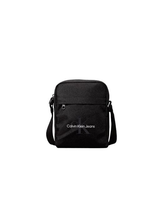 Calvin Klein Zwarte Polyester Schoudertas in het Black voor heren