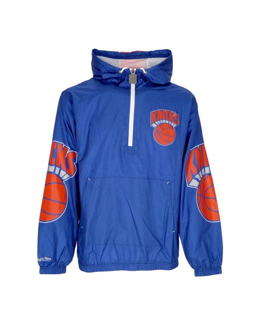 Mitchell & Ness Fitness ,Veelkleurig ,Nba Team Og 2.0 Anorak Windbreaker in het Blue voor heren