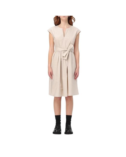 Woolrich Midi Dresses in het Natural