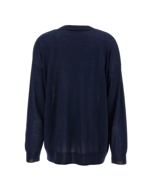 P.A.R.O.S.H. Blue Round-Neck Knitwear