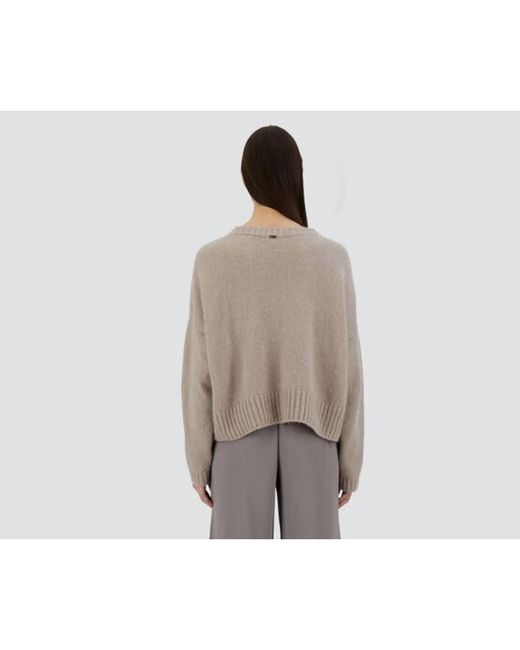 Herno Brown Round-Neck Knitwear