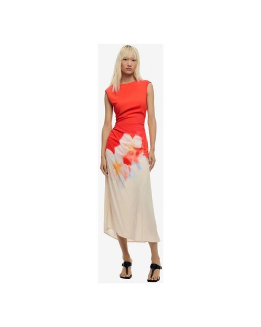 Desigual Red Maxi Dresses