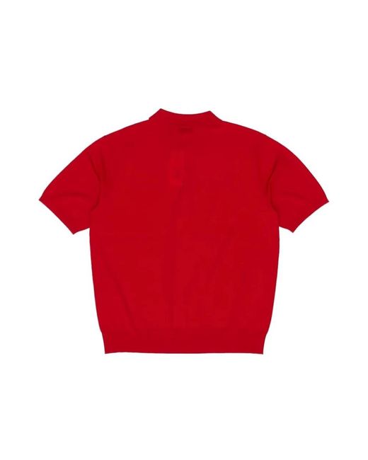Dries Van Noten Red Polo Shirts for men