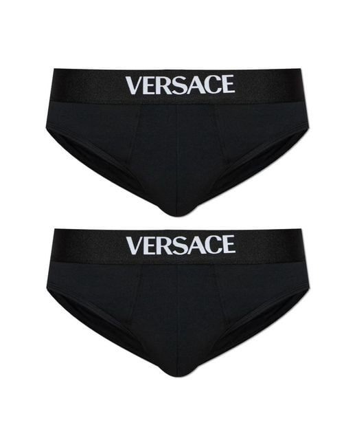 Versace Bottoms in het Black voor heren