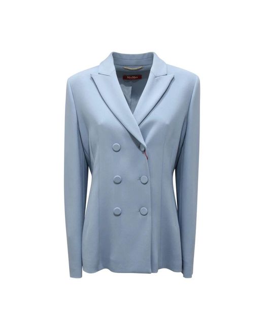 Blazers Max Mara en coloris Blue