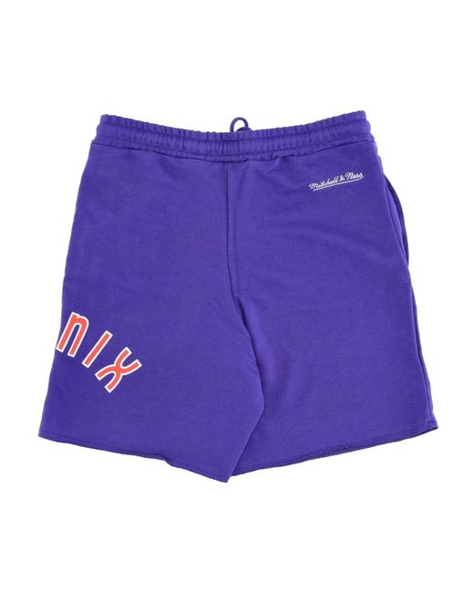 Mitchell & Ness Korte Broeken in het Purple voor heren