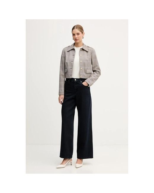 Light Jackets Guess de color Gray