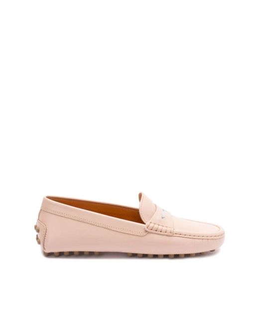 Tod's Pink Loafers