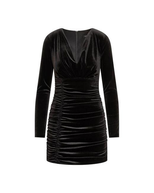 ACTUALEE Black Short Dresses