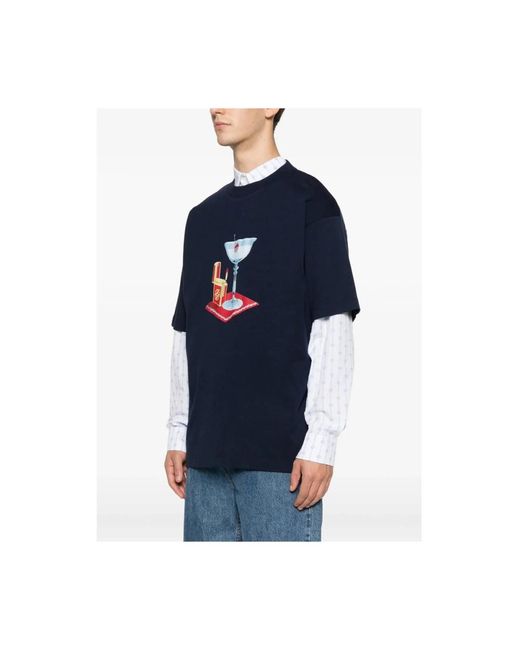 Drole de Monsieur Blue T-Shirts for men