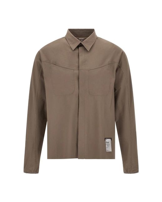 Satisfy Brown Light Jackets for men