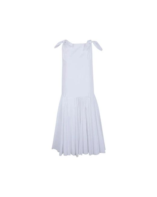 N°21 Abito Tessuto in het White