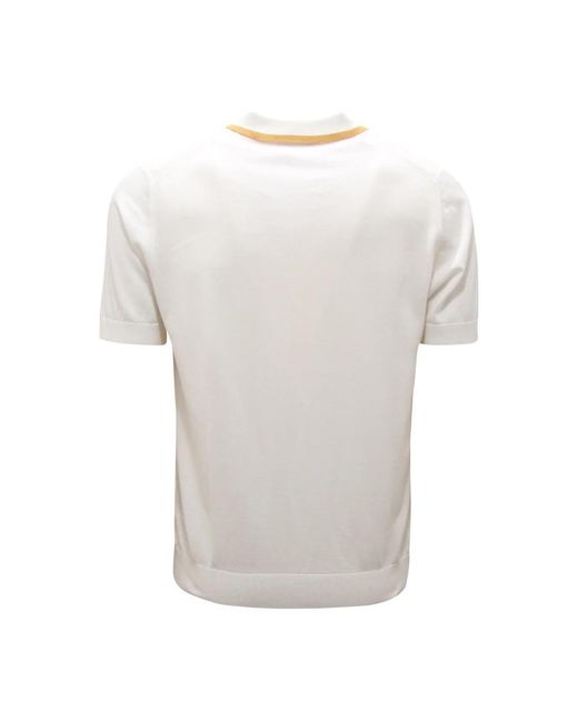 Paolo Pecora White Polo Shirts for men