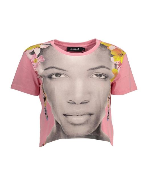 Tops > t-shirts Desigual en coloris Pink