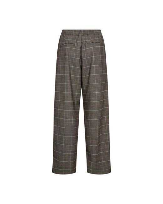 co'couture Gray Straight Trousers