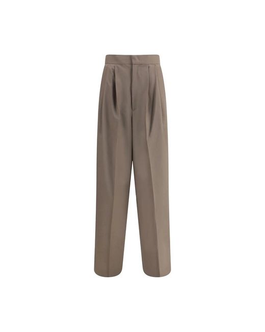 Straight Trousers Sa Su Phi en coloris Brown