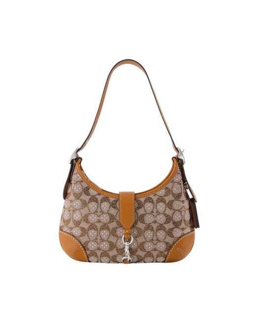 COACH Shoulder Bags in het Brown