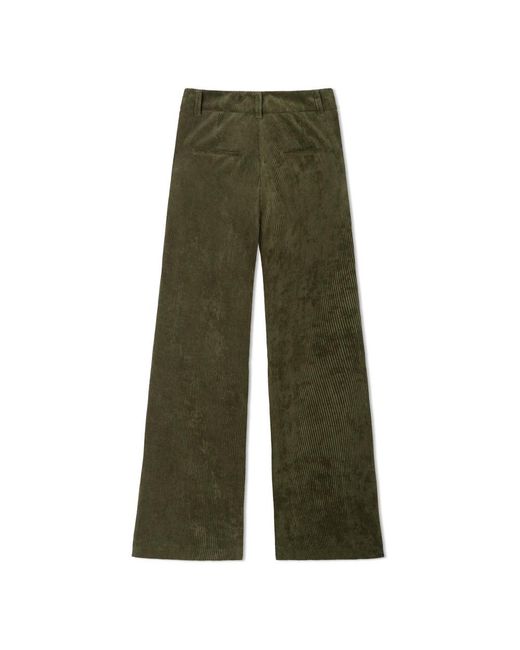 Cambio Green Wide Trousers