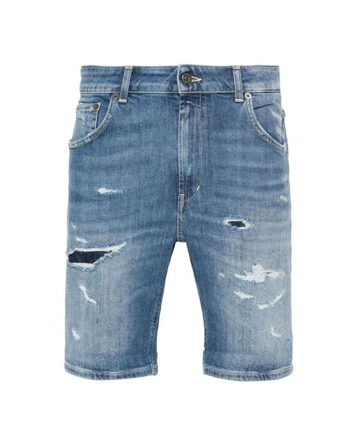 Dondup Blue Casual Shorts for men