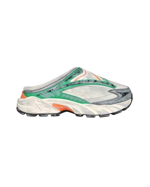 Heron Preston Green Mules for men