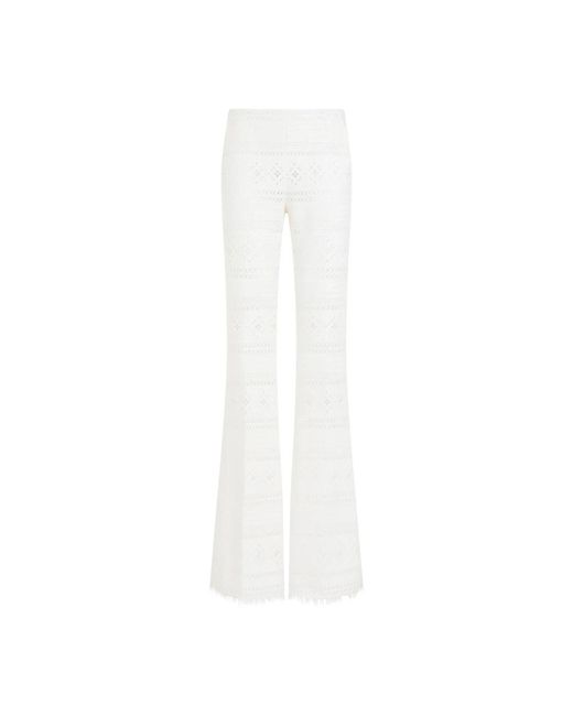 Polyester pants di Ermanno Scervino in White