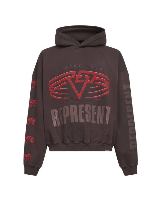 Represent Brown Hoodies for men