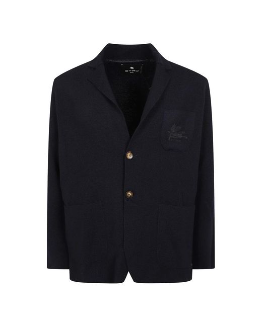 Etro Blue Blazers for men
