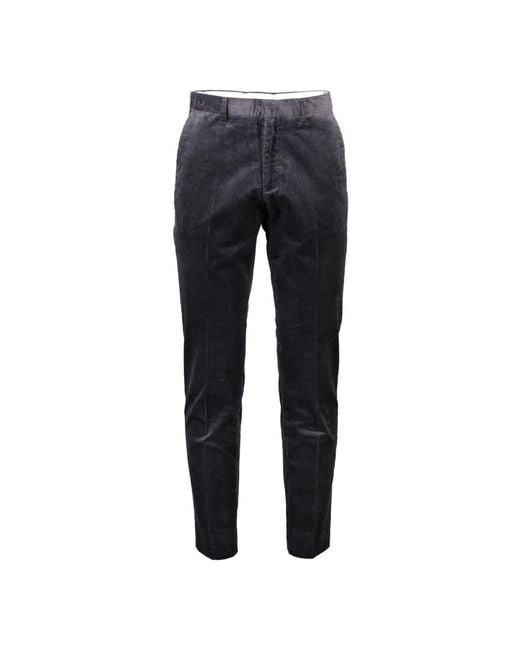 Gant Blue Slim-Fit Trousers for men