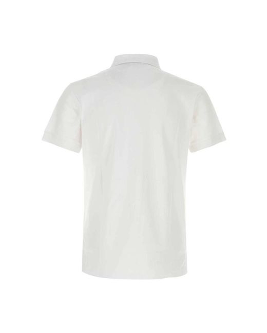 Burberry White Polo Shirts for men
