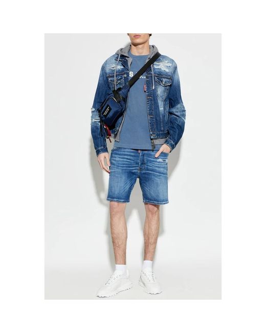 DSquared² Blue Denim Shorts for men