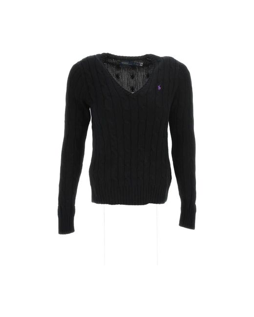 Polo Ralph Lauren Black Kimberly langarm pullover